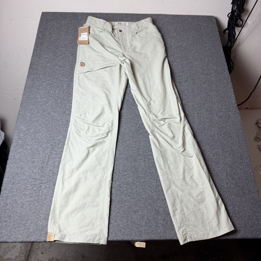 Fjallraven Pants 30x35 Women's Daloa MT Trousers Regular Fit Beige 89240 US 29"